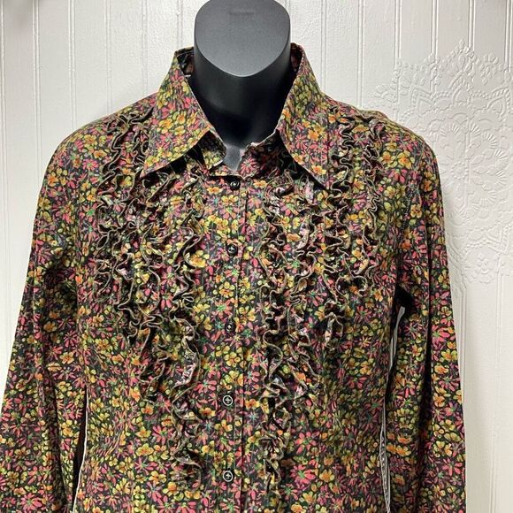 GEORG ROTH Ruffle Front Blouse - Picture 2 of 6